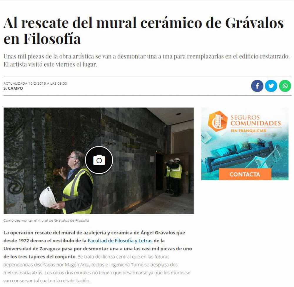NOTICIA MURAL DE GRÁVALOS