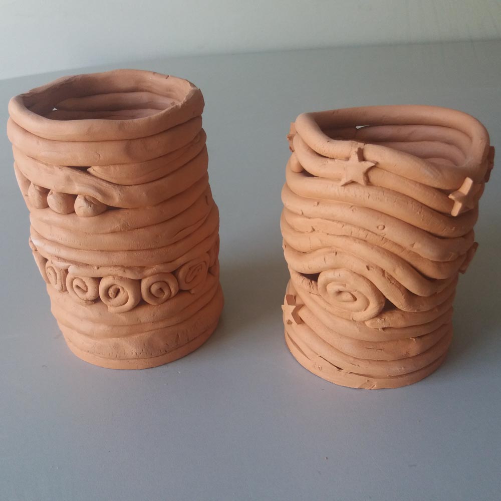 Portalápices de cerámica